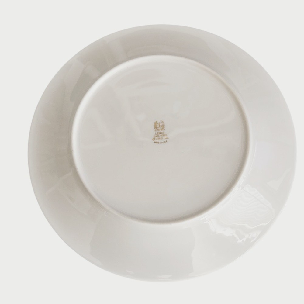 Vintage Lenox Lacepoint Porcelain Bone China Dinnerware
