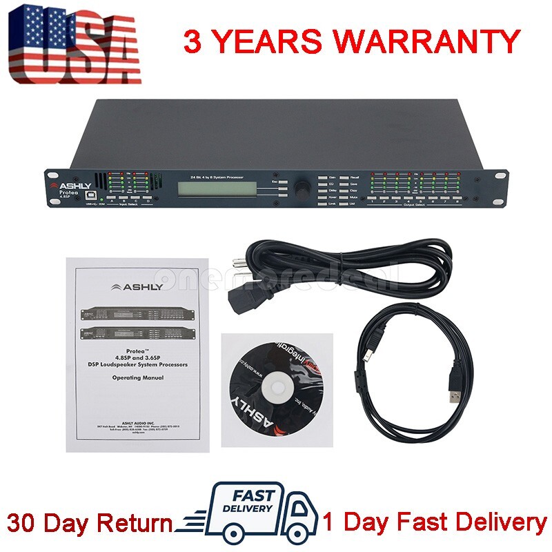 4.8SP 110V Digital DSP Audio Processor Original Software 4 In 8 Out Professional