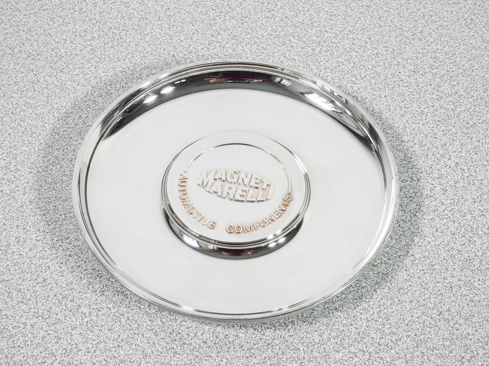 Design Ashtray Christofle Magneti Marelli Silver Plated Silverplate