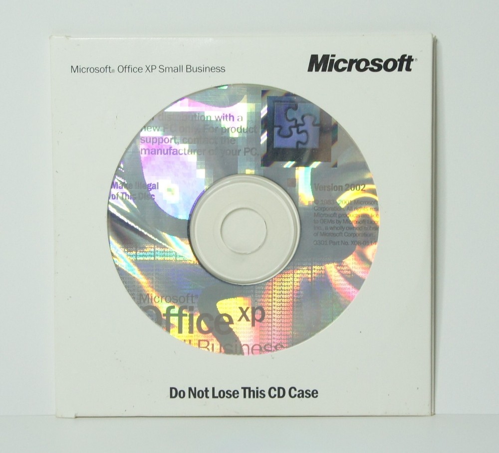 Microsoft Office XP Small Business Windows w/ Product Key