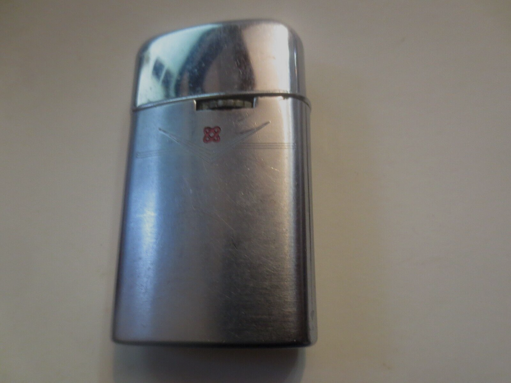 Vintage RONSON Pocket Lighter ATOMIC Art Deco Varaflame Windlite