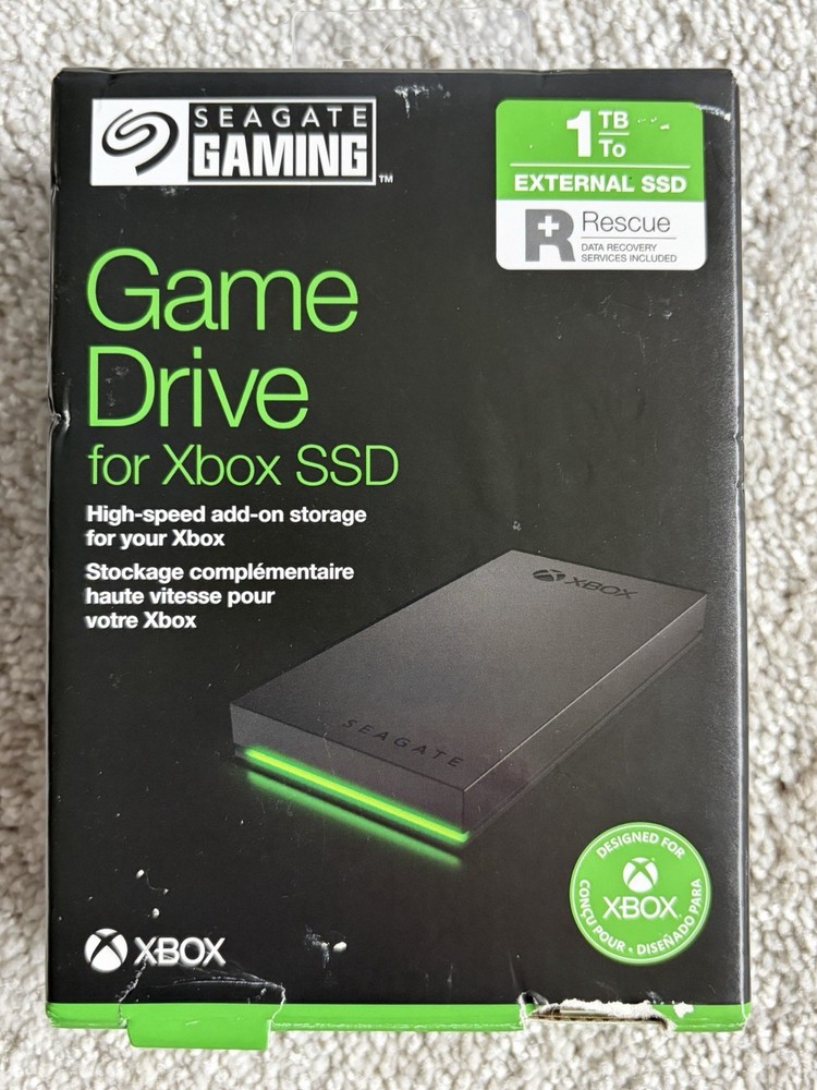 Seagate STLD1000400 1TB Game Drive for Xbox Solid State Drive SSD SRD0LF3 Tested
