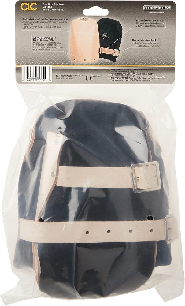 CLC 309 Leather Kneepads, Heavy Duty,Tan