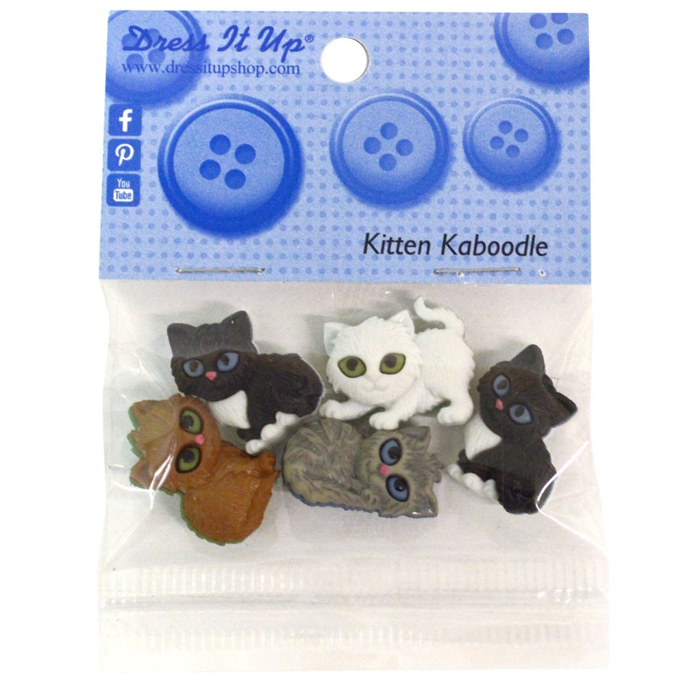 Dress It Up Embellishments-Kitten Kaboodle