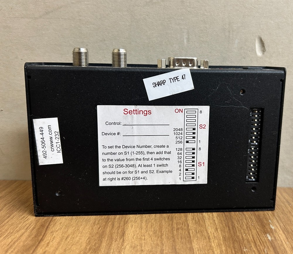Contemporary Research ICC1-232 Display Controller