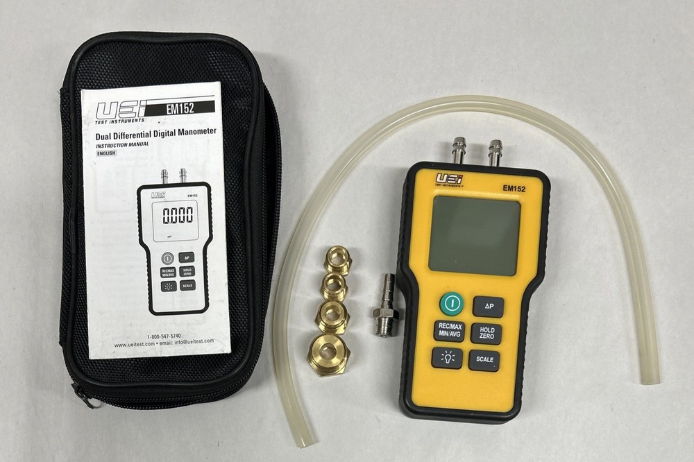 UEI Test Instruments Dual Differential Digital Manometer EM152