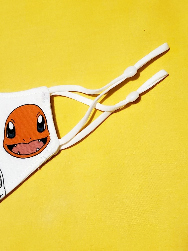 Youth Charmander Adjustable Face Mask