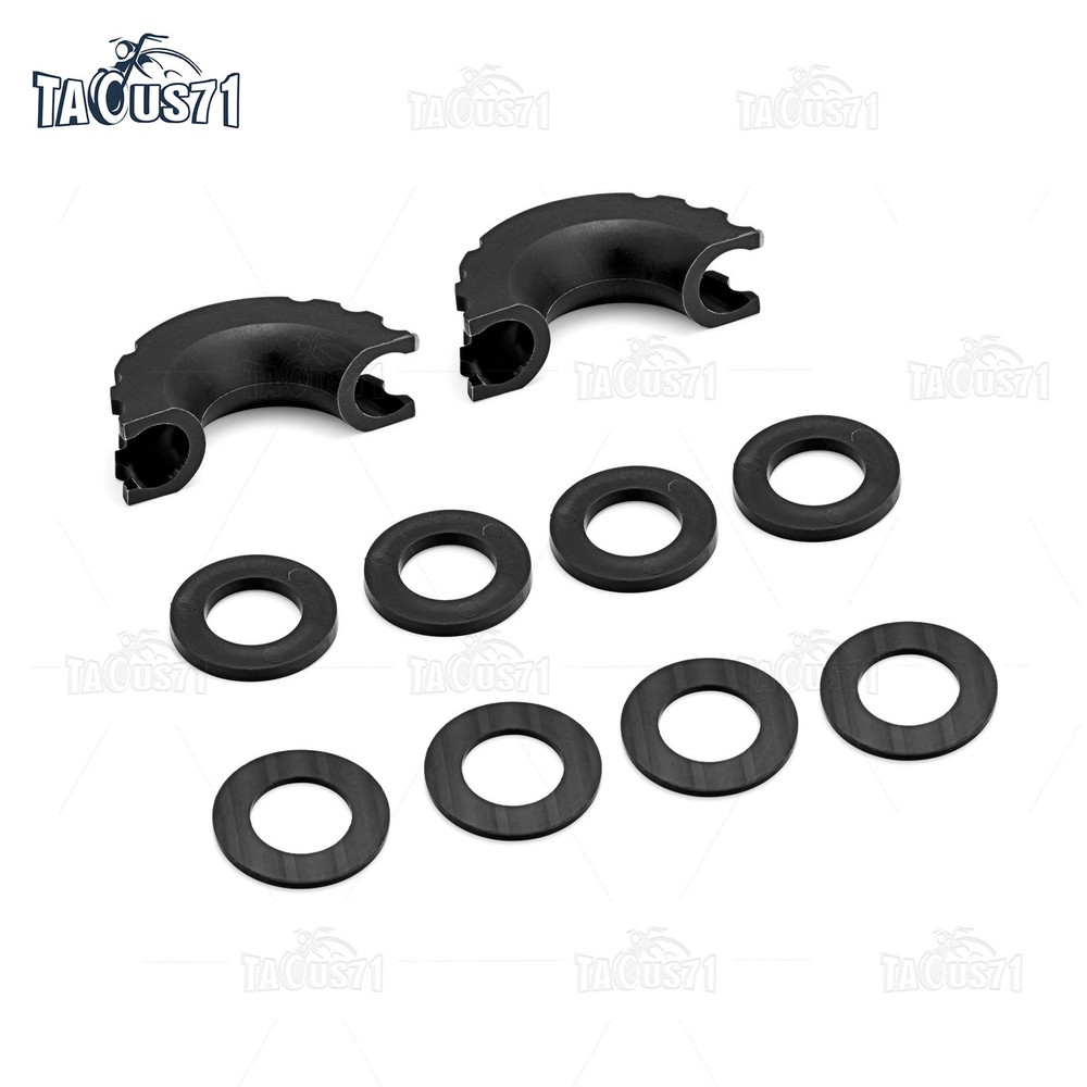 3/4" D Ring Shackles Isolators Washers Kit with 7/8" Locking Pin Off-Road 2 Sets