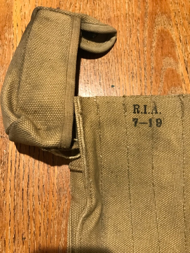Original WW1 Pederson Device Magazine Pouch
