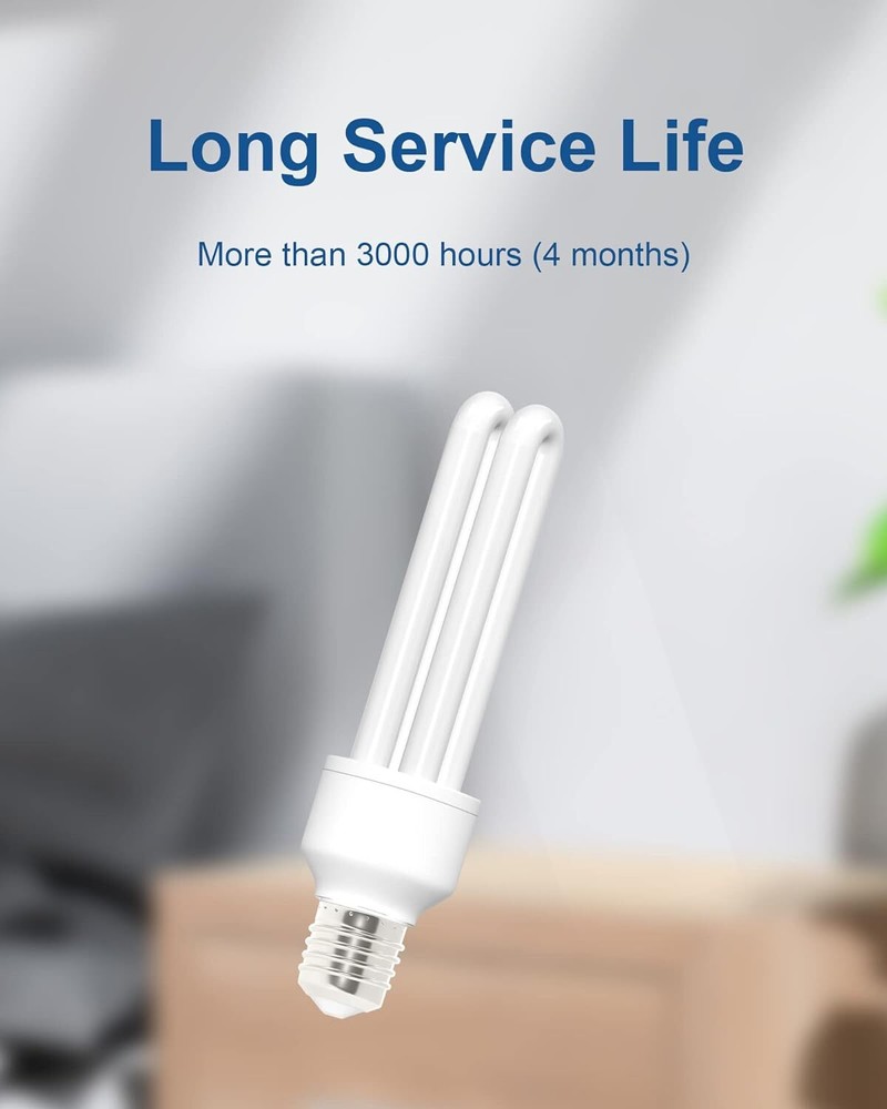 E27 15W U Type Replacement Bulb for 15W Bug Zapper, Compatible with HOM