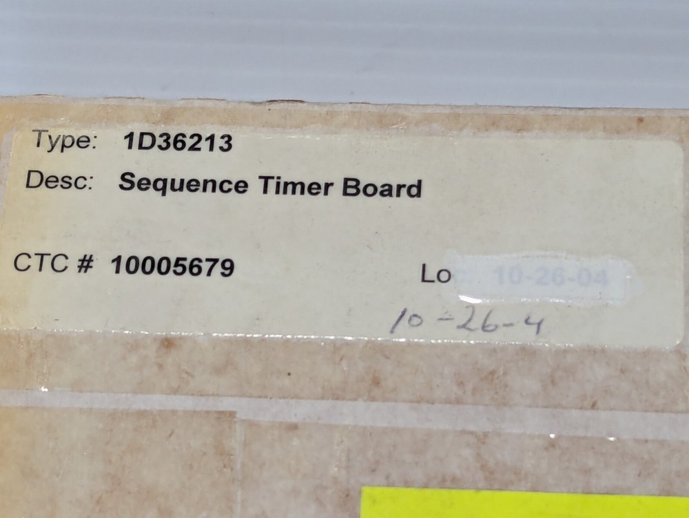 Rockwell-Goss I-D36213 sequence timer board, not fully functional