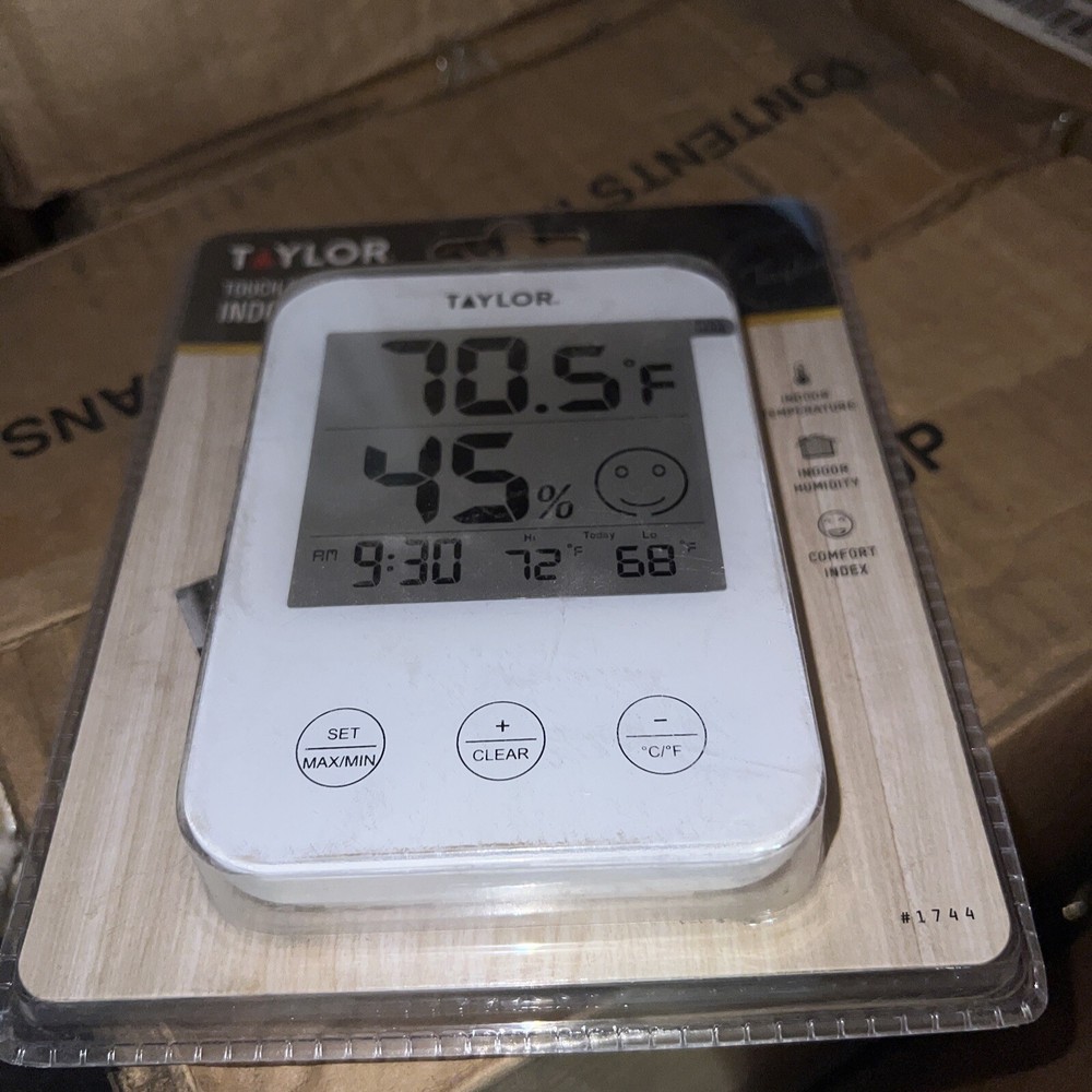 Taylor Digital Thermometer Plastic White 4.75 in.