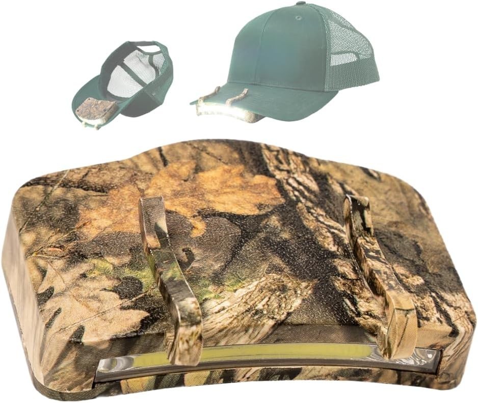 Lightweight Hat Flashlight with Dual LEDs – Ideal for Nighttime Exploration