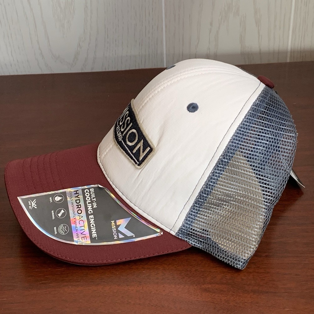 Mission HydroActive Cooling Performance Hat Snapback Ultimate Cooling Cap NEW!