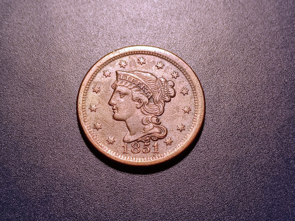 Nice Choice AU 1851 Braided Hair Large Cent