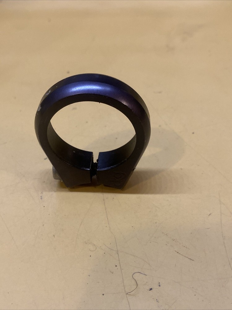 Black DKG Anodized Bolt-on Seatpost Clamp 35mm