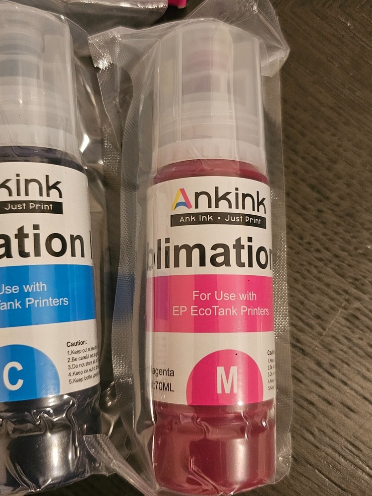 ANKINK Sublimation Ink Autofill Bottles Refill for Epson Ecotank