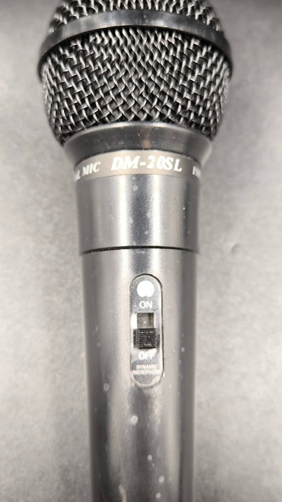 Uni-Directional DM-20SL Microphone Used Working Black