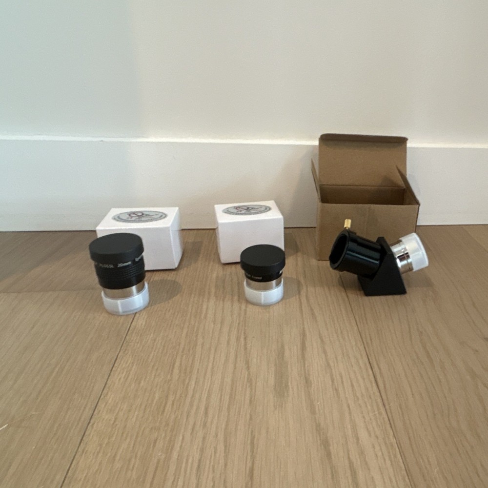 Askar 20mm & 8mm Fully Multi-Coated Eyepiece Set with 1.25" 45° Erecting Prism