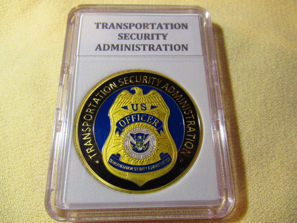 TRANSPORTATION SECURITY ADMINISTRATION (TSA) Challenge Coin