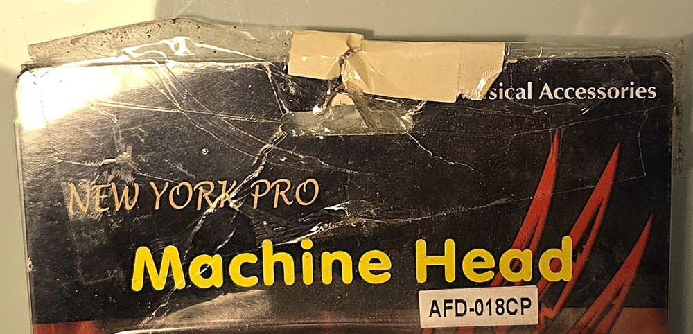 New York Pro Machine Head AFD-018CP Open Package Never Used