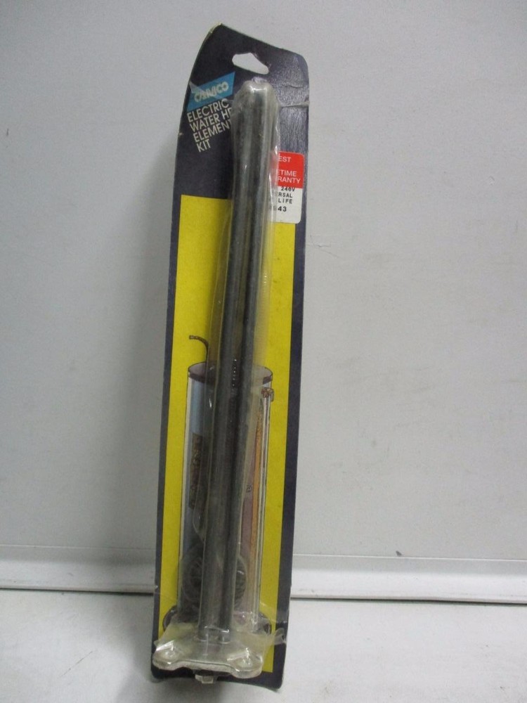 CAMCO 04943 Electric Water Heater Fold Element Kit w/Mounted Flange - NEW