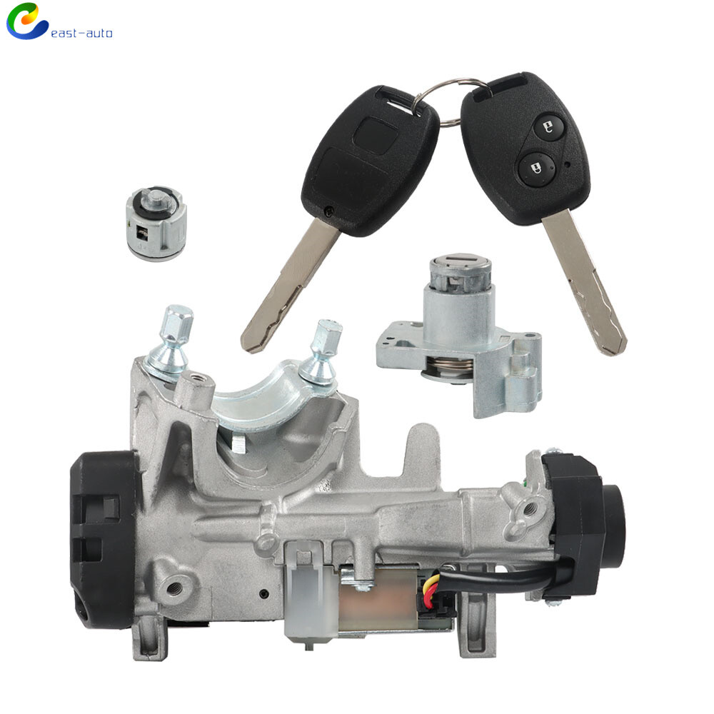 06350-SWN-011 Ignition & Door Lock Cylinder Switch w/2 Keys For 2007-2011 CRV