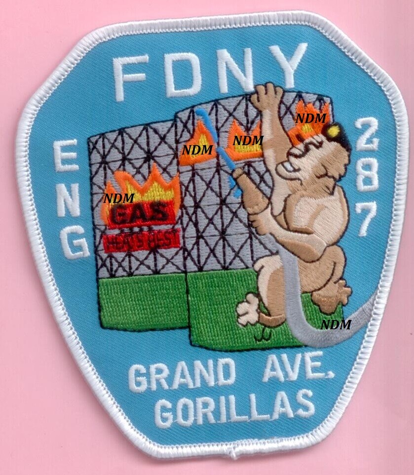 New York City Fire Dept Engine 287 Patch