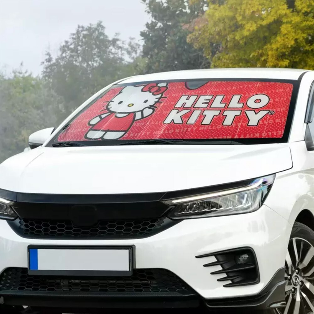 New Hello Kitty Car Window Accessory Windshield Sun Shade Bundle For Chevrolet