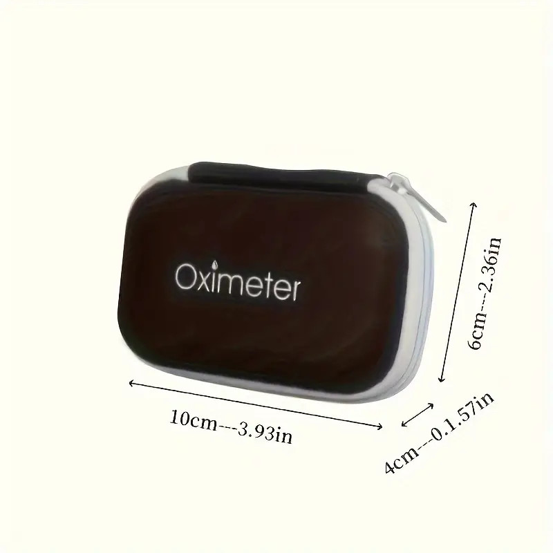 Waterproof EVA Oximeter Case Zipper Hard Shell