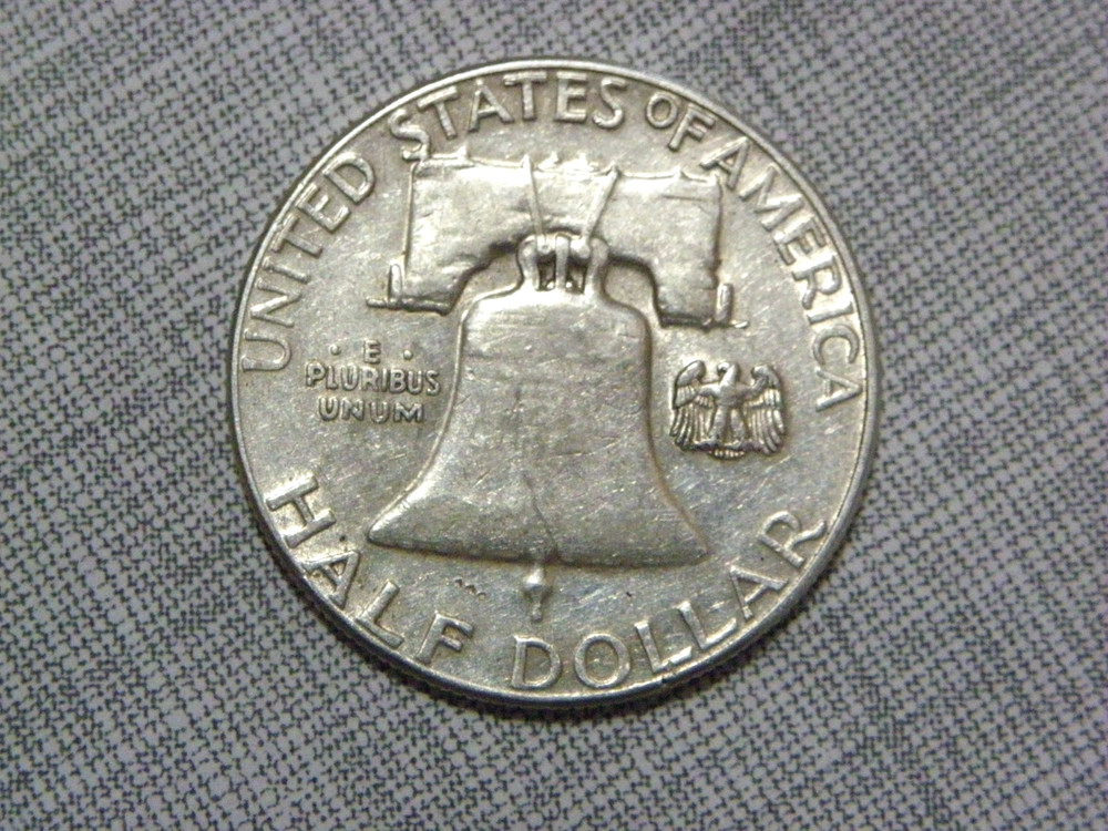 1959 P Franklin Silver Half Dollar