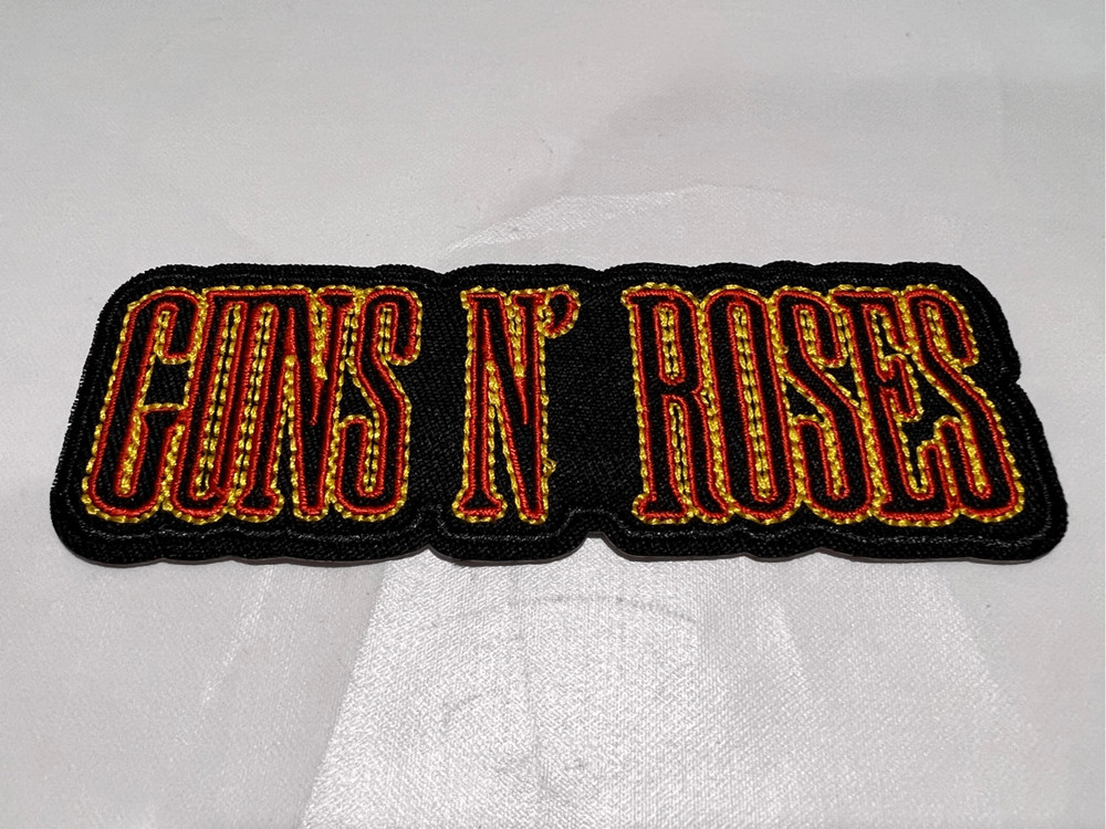 Guns and Roses Band Iron on Patch