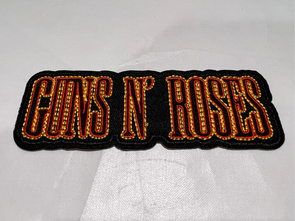Guns and Roses Band Iron on Patch