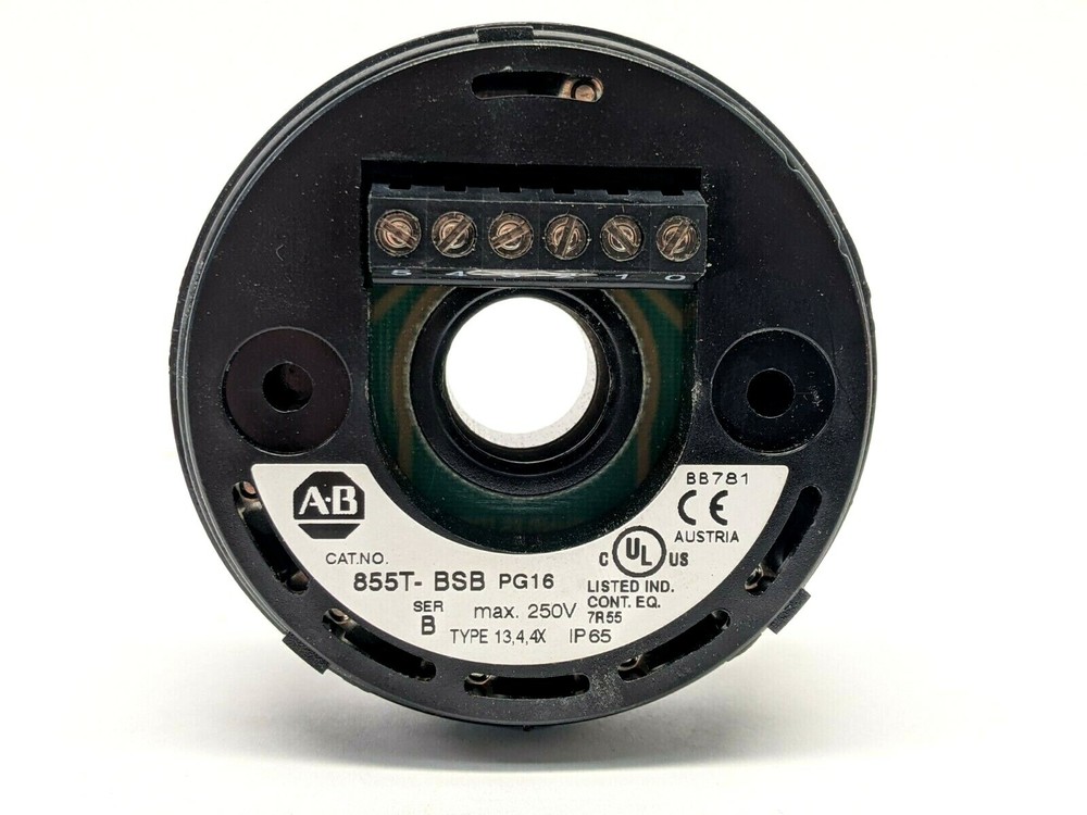 Allen Bradley 855T-B24DN5 Control Tower Stack Light w/ 855T-BSB Base