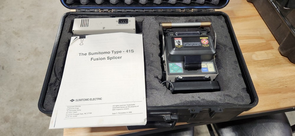 Sumitomo Type 41S Fusion Splicer.