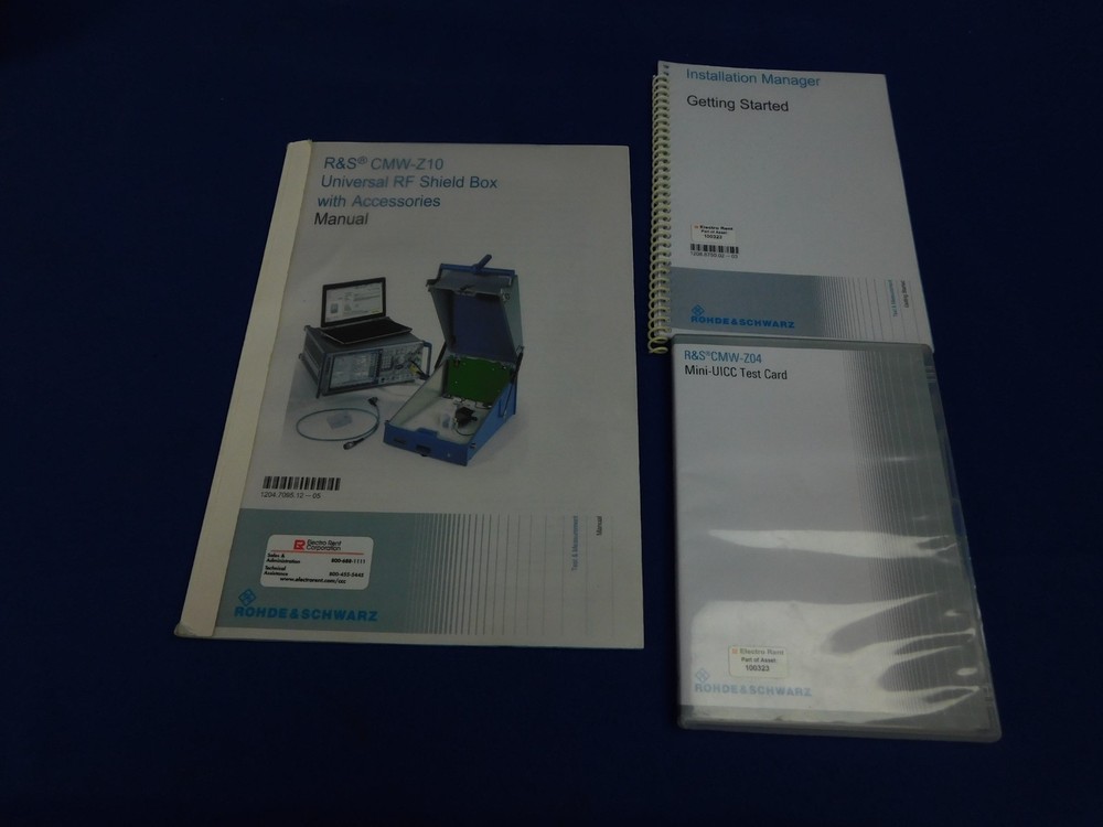 R&S CMW-Z10 RF shield box