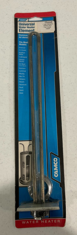 CAMCO 03943 Universal Water Heater Element 4500W/240V New FREE SHIPPING