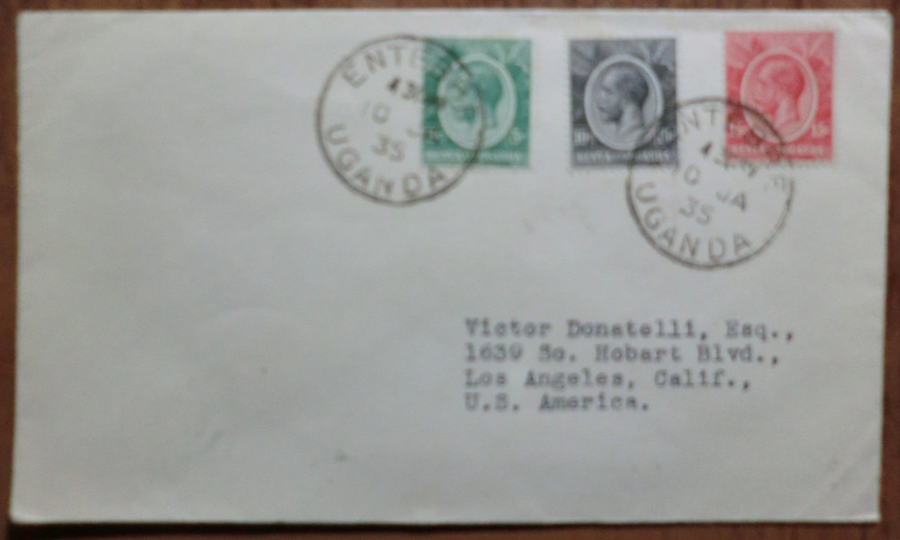 Uganda. 1935 letter (A1)