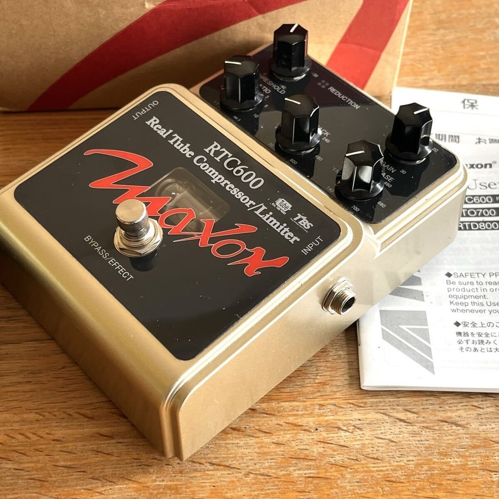 Maxon RTC-600 Compressor Limiter Audio Dynamics Processor Vintage Used