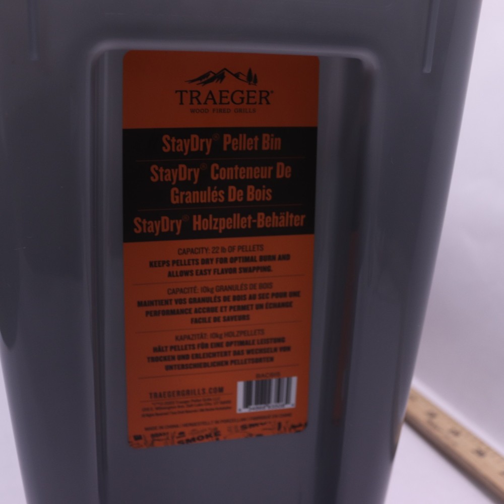 Traeger Storage Bin 22lb BAC615 - Missing Lid