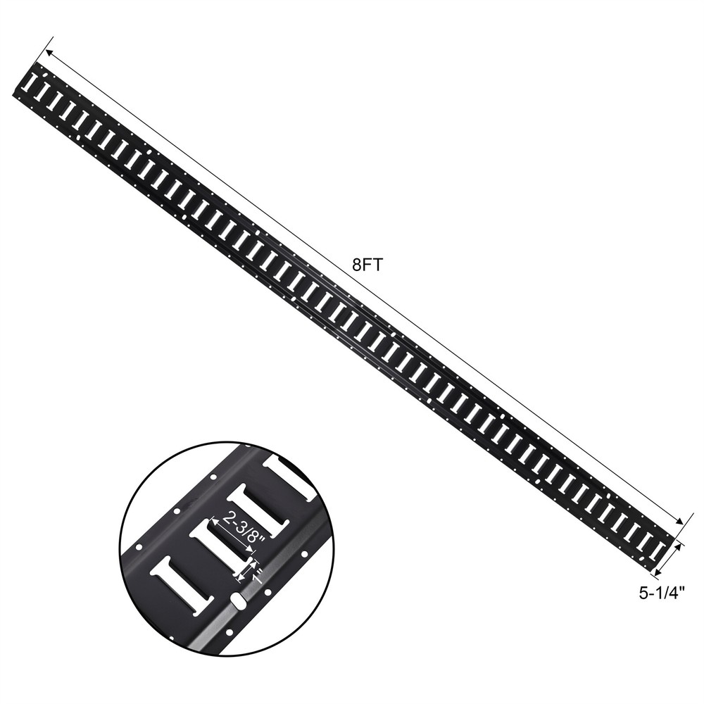 8FT E Track Tie Down Rail Kit E Track Rails Enclosed Cargo Trailer 2000lbs Load
