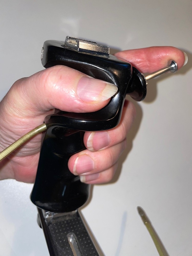 Flash Bar and Hand Grip with remote trigger. Bakelite Hand Grip for Camera.
