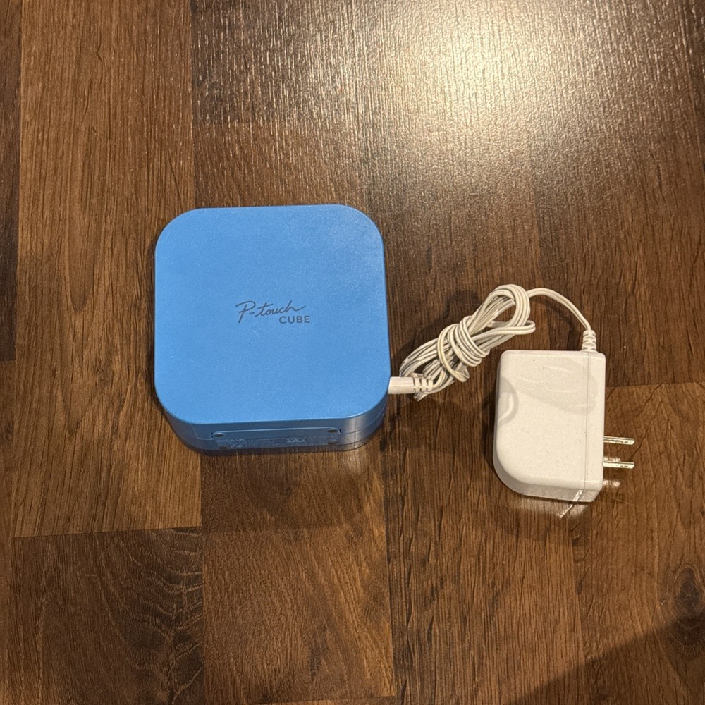 Brother P-touch Cube Bluetooth Label Printer - Blue (PT-P300BT)