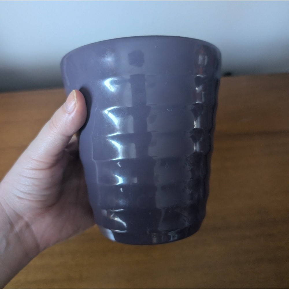 Purple Ceramic Planter