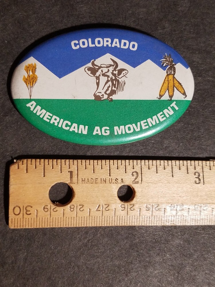Colorado American Ag Movement Pinback Button