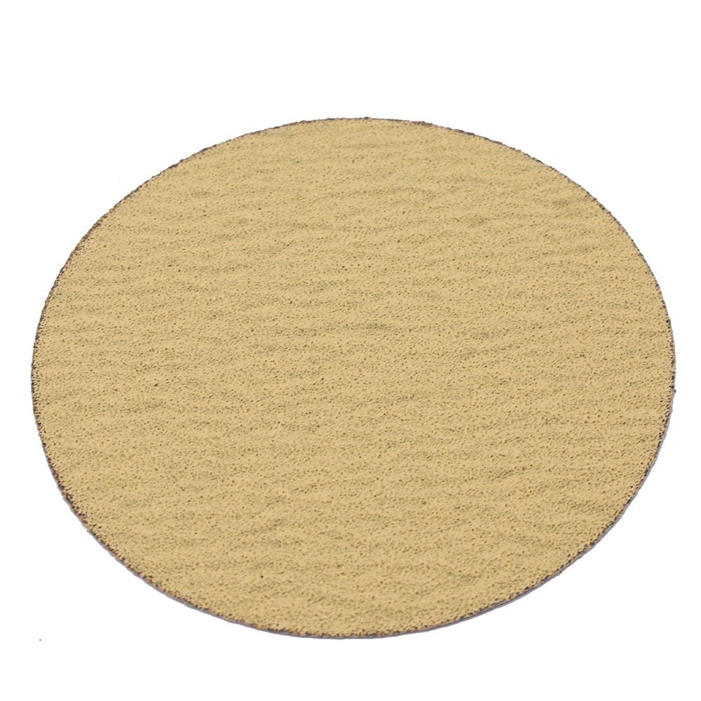 100 Pack 6 Inch Hook Loop Pads Sanding Disc Flocking 60 Grit NO-Hole Sanding