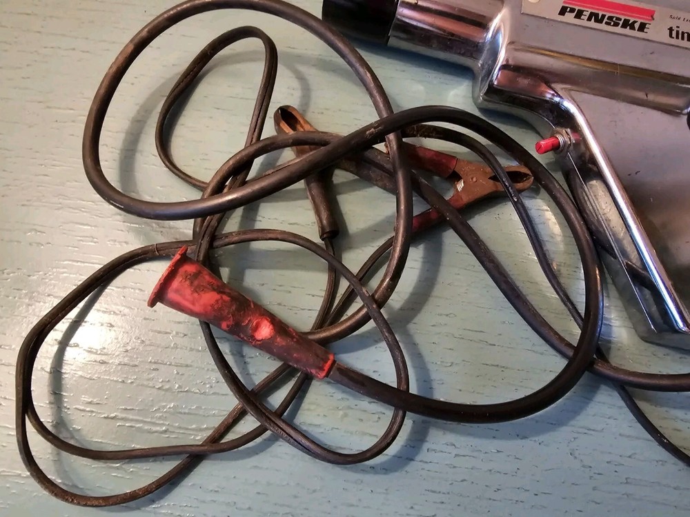 Vintage Chrome Penske Timing Light-Complete/Works