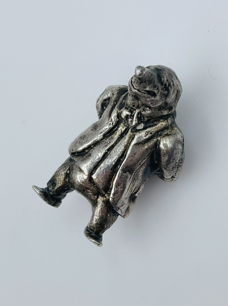 Edmund Lanier Vintage Solid Sterling Silver Wind in the Willows Mole Figurine