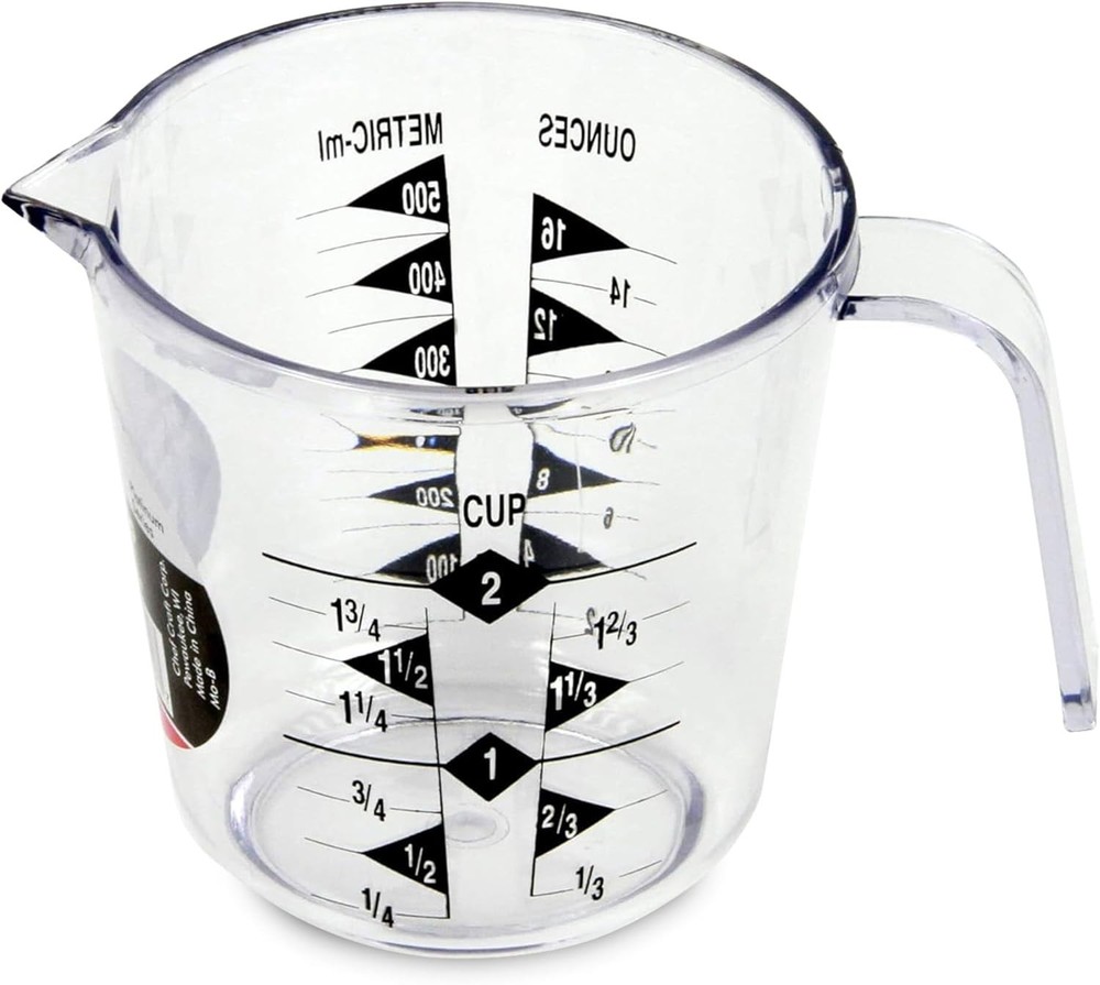 Select Plastic Measuring Cup 2 Cup Clear