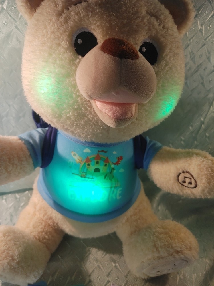 Spark Create Imagine Interactive Learning Plush Bear for Child, With Books
